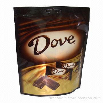 Printed Stand-up Zip Lock Packaging Bag, Moisture-proof, Puncture Resistance, REACH and RoHS Marks